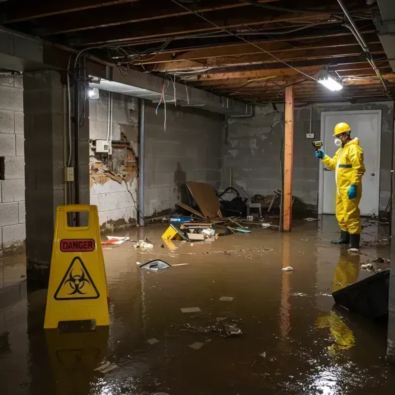 Flooded Basement Electrical Hazard in Celada, PR Property